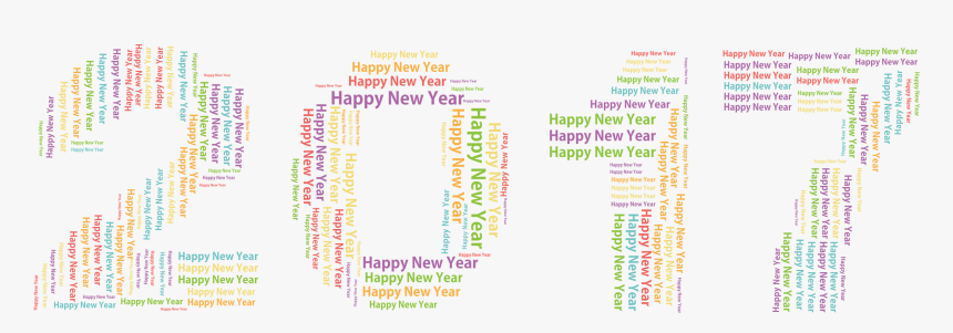 Transparent Happy New Year Png - Orange, Png Download, Free Download