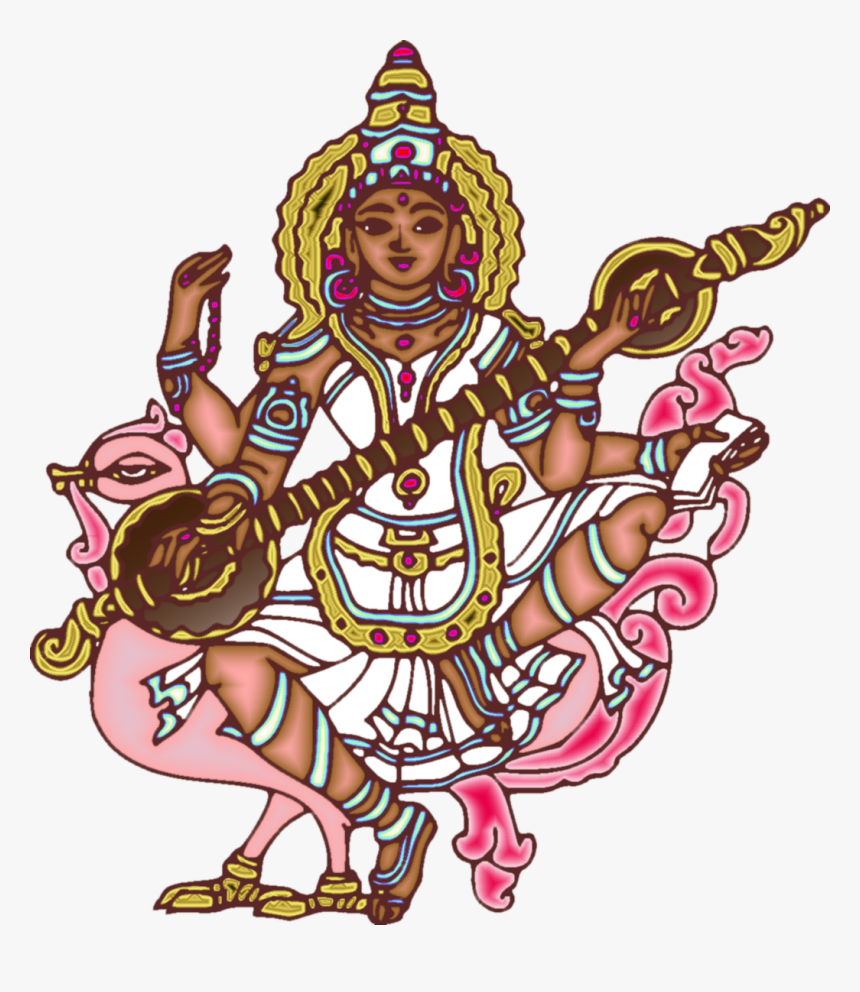 Goddess Saraswati , Png Download - Goddess Saraswati, Transparent Png, Free Download