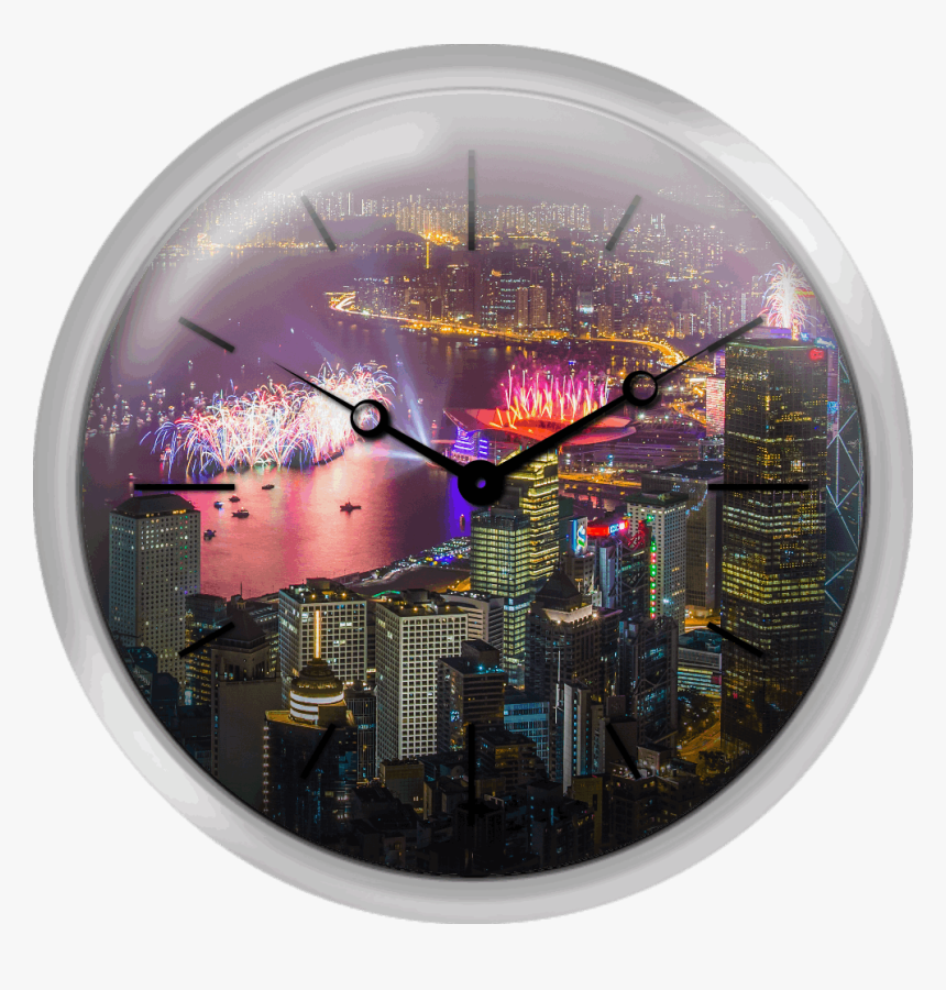 Transparent New Year Clock Png - Hong Kong For Nye, Png Download, Free Download