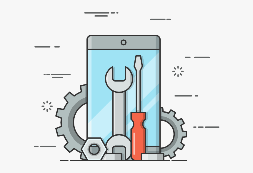 Mobile Phone Repair Vector, HD Png Download, Free Download