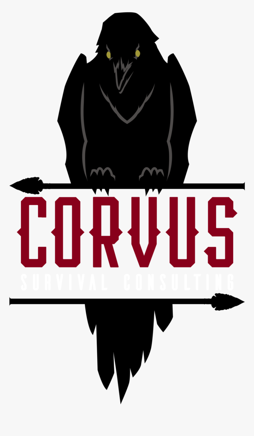 Corvus Logo Burgandy - Illustration, HD Png Download, Free Download