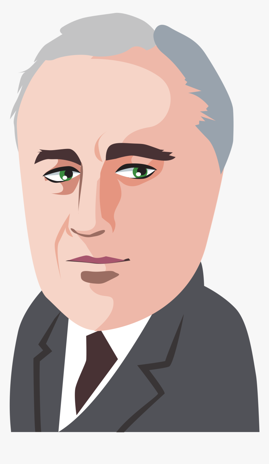 Fdr Drawing Cartoon - Franklin D Roosevelt Cartoon, HD Png Download, Free Download