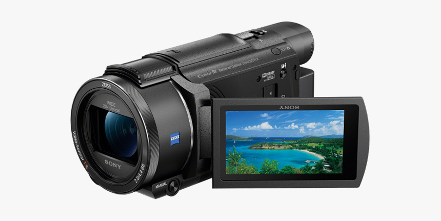 Sony Updates Its 4k Prosumer Camcorder With The Fdr-ax53 - Sony Mini Camera 4k, HD Png Download, Free Download