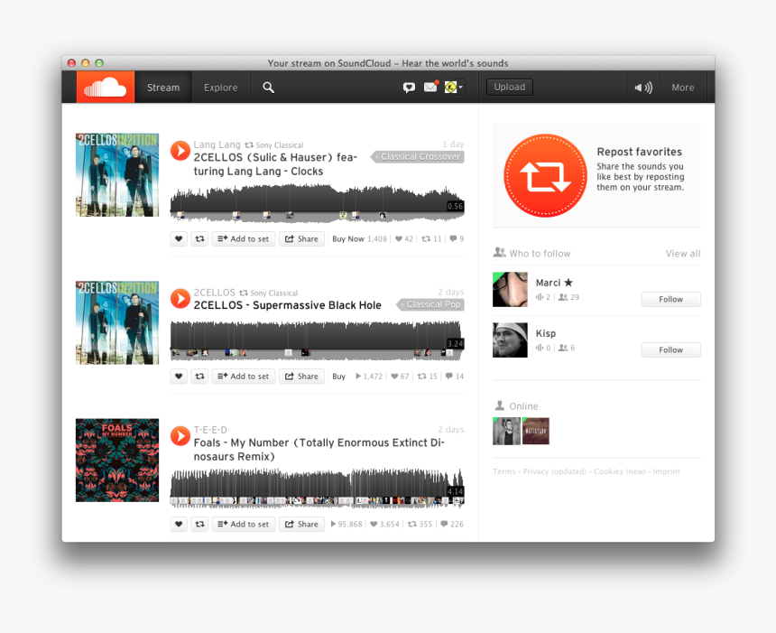 The Right Apps For Running Soundcloud On Your Mac - Cumulus App Mac Soundcloud, HD Png Download, Free Download