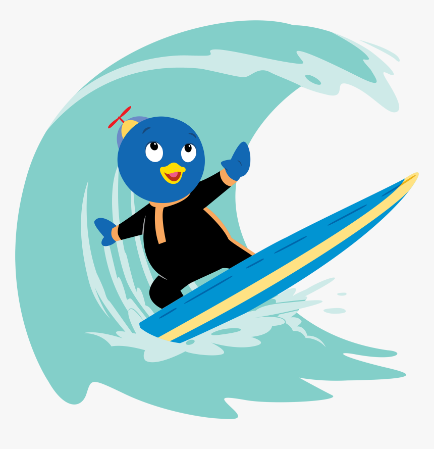 The Backyardigans Beach Bonanza Pablo Surfing - Backyardigans Surfer Pablo, HD Png Download, Free Download