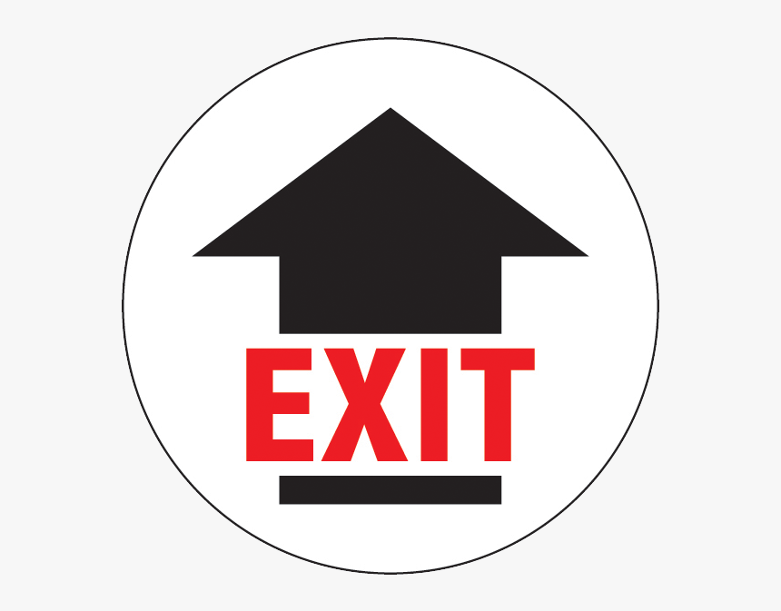 Exit With Arrow Graphic - Graphic Of Exit, HD Png Download, Free Download