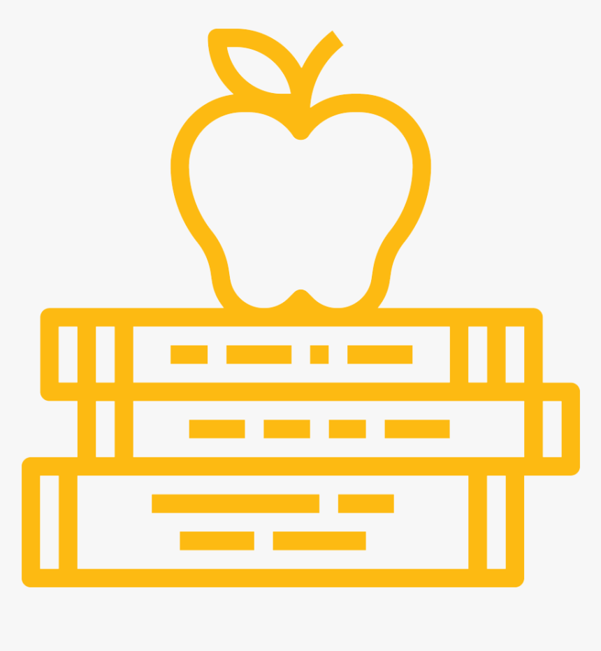 Apple And Books Academic Icon - Icon, HD Png Download, Free Download