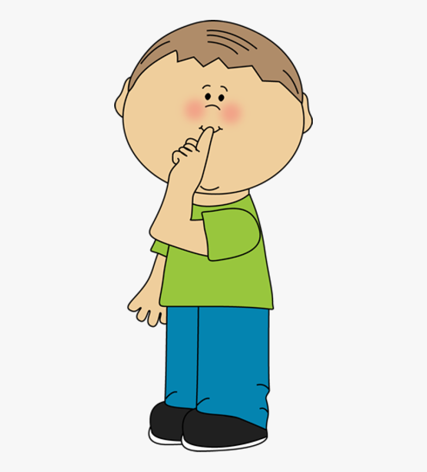 Student Quiet Mouth Clipart" Title="student - Quiet Boy Clipart, ...