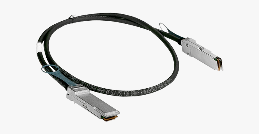 K Qsfp56 P1m 56gb/s Qsfp Copper Twinax 1 Meter Cable - Usb Cable, HD Png Download, Free Download