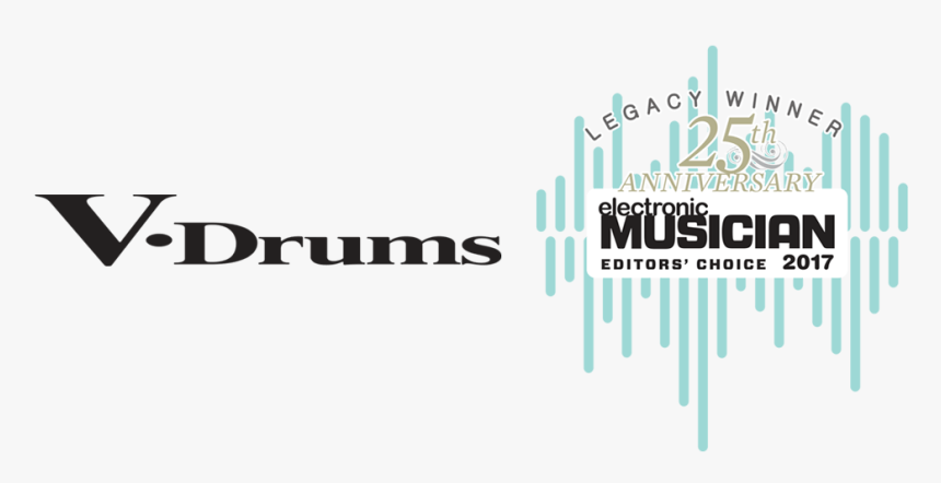 Roland"s V-drums Line Received The 2017 Editors - Roland V-drums, HD Png Download, Free Download