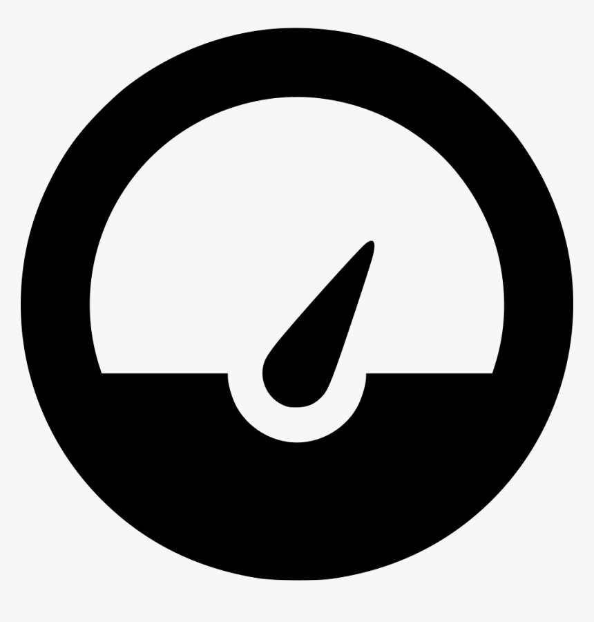 Dashboard Gauge Measure Progress Speed Widget Performance - Transparent Background Measurement Icon White, HD Png Download, Free Download