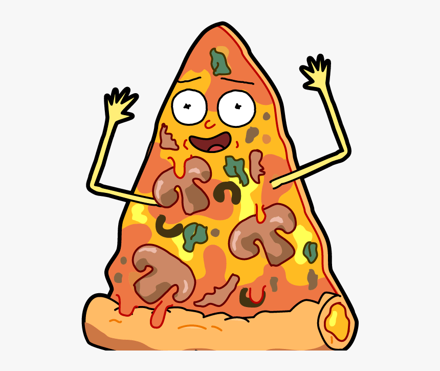 Rickipedia - Rick Y Morty Pizza, HD Png Download, Free Download