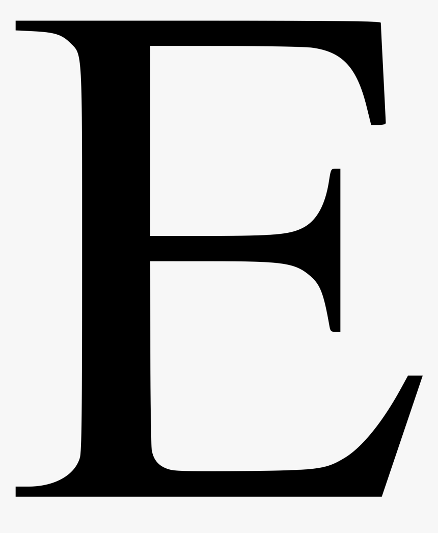 Times New Roman Font E Clipart , Png Download - Letter E Times New Roman, Transparent Png, Free Download