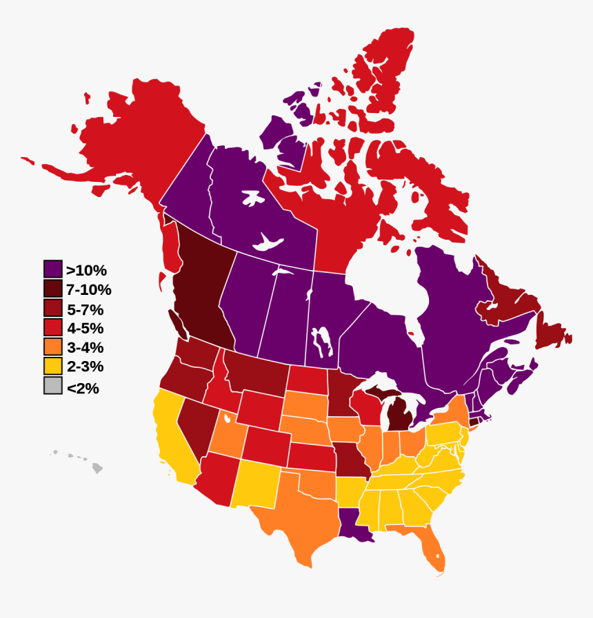 United States Canada And Mexico, HD Png Download, Free Download