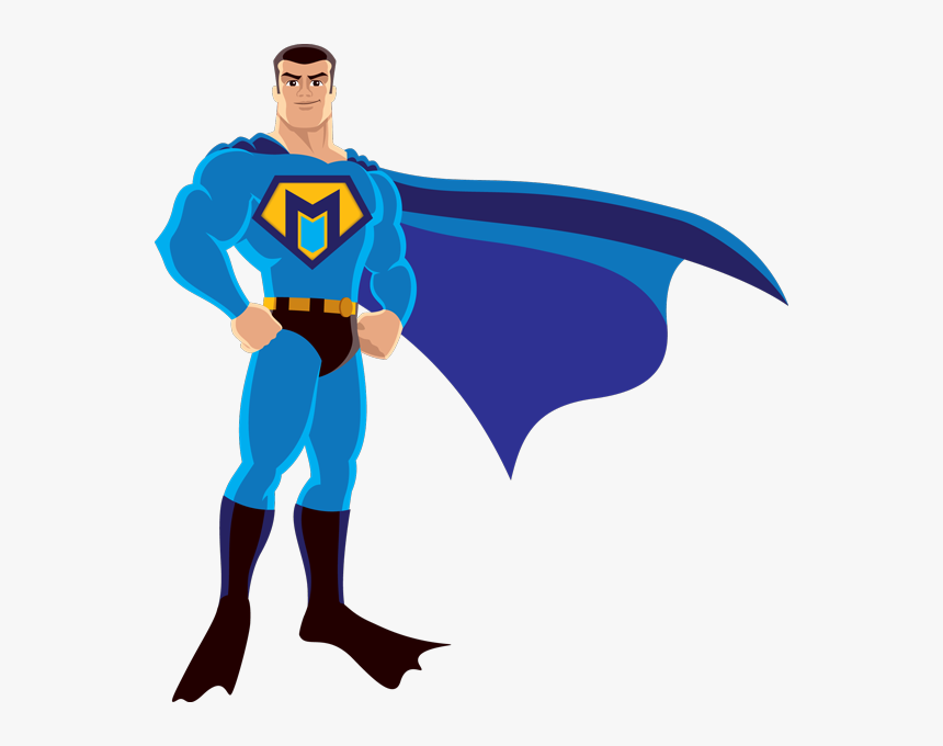 Silhouette Superhero Transparent Background, HD Png Download, Free Download