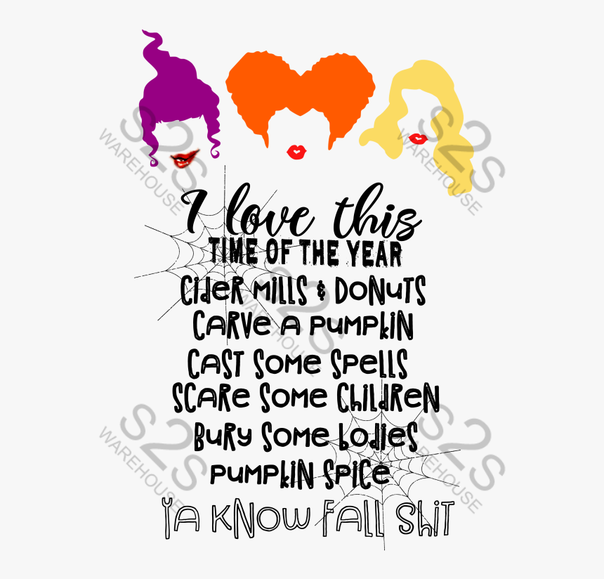 Hocus Pocus Fall Stuff - Illustration, HD Png Download, Free Download