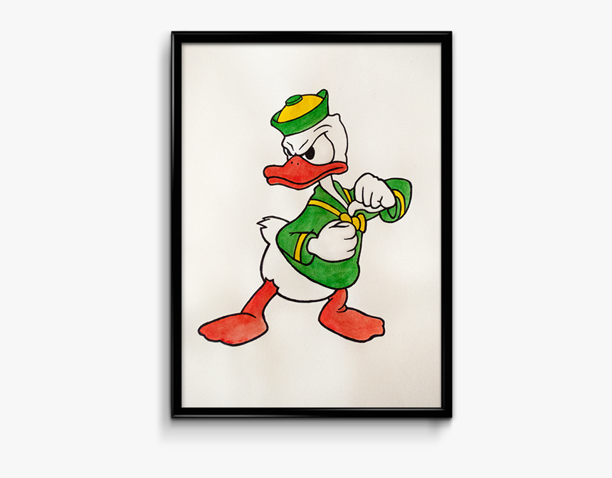 Oregon Ducks Drawing, HD Png Download, Free Download