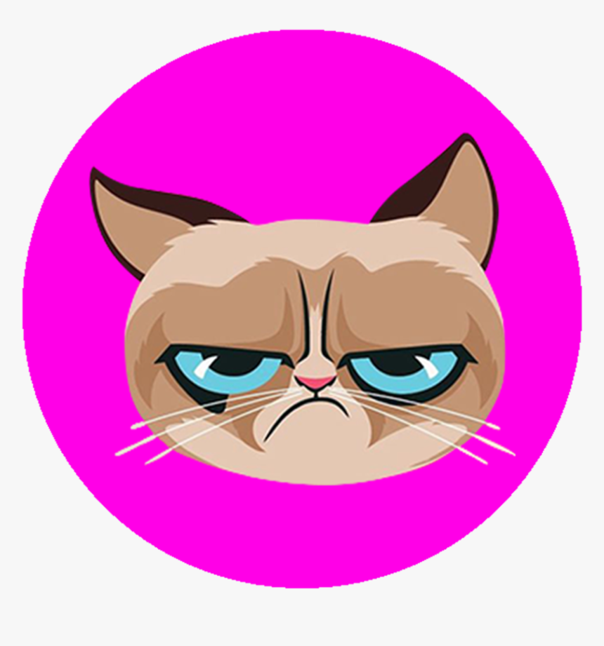 Animals & Pets - Cartoon Grumpy Cat, HD Png Download, Free Download