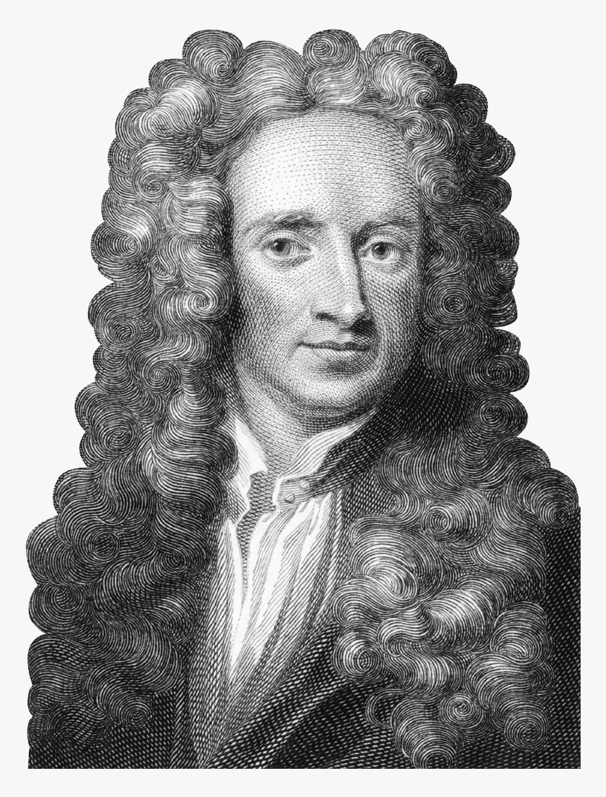 Sir Isaac Newton , English Physicist, Mathematician, - Illustration, HD Png Download, Free Download