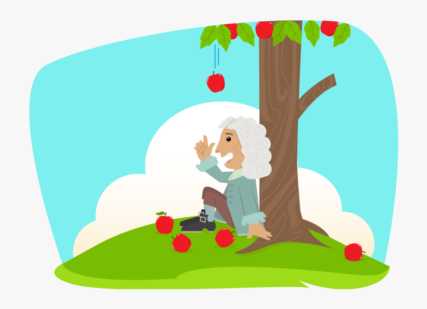 Transparent Isaac Newton Clipart - Isaac Newton Gravity, HD Png Download, Free Download