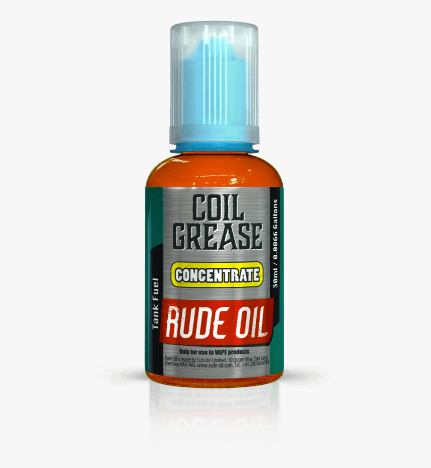 Coil Grease Concentrate 30ml Bottle"
 Title="coil Grease - Rude Oil Coil Grease, HD Png Download, Free Download
