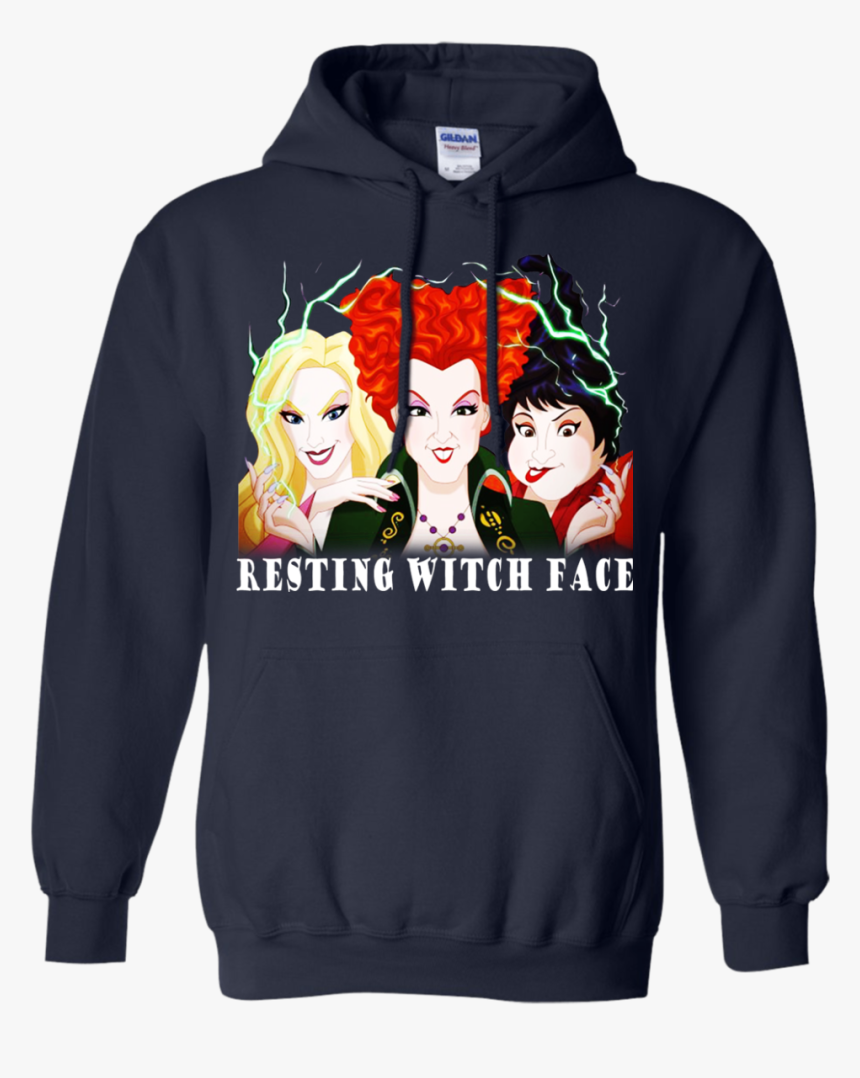 Hocus Pocus Resting Witch Face Shirt, Hoodie, Tank - California Republic Hoodie, HD Png Download, Free Download