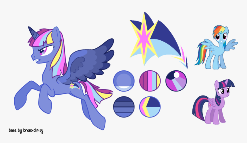 Farg2003, Colored Horn, Cutie Mark, Fusion, Fusion - Cutie Mark Rainbow Dash Twilight Sparkle, HD Png Download, Free Download