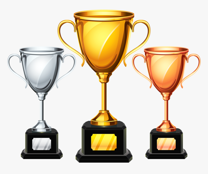 Trophy Golden Award Cup Free Hq Image Clipart - Sports Trophy Clipart, HD Png Download, Free Download