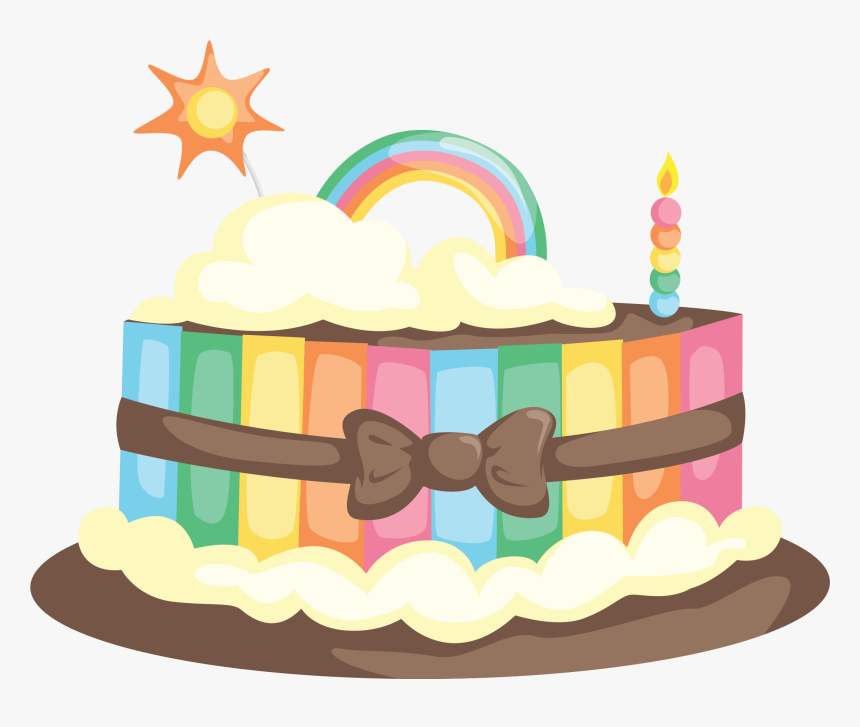 Bolo 06 By Convitex - Cartoon Birthday Cake Png, Transparent Png, Free Download