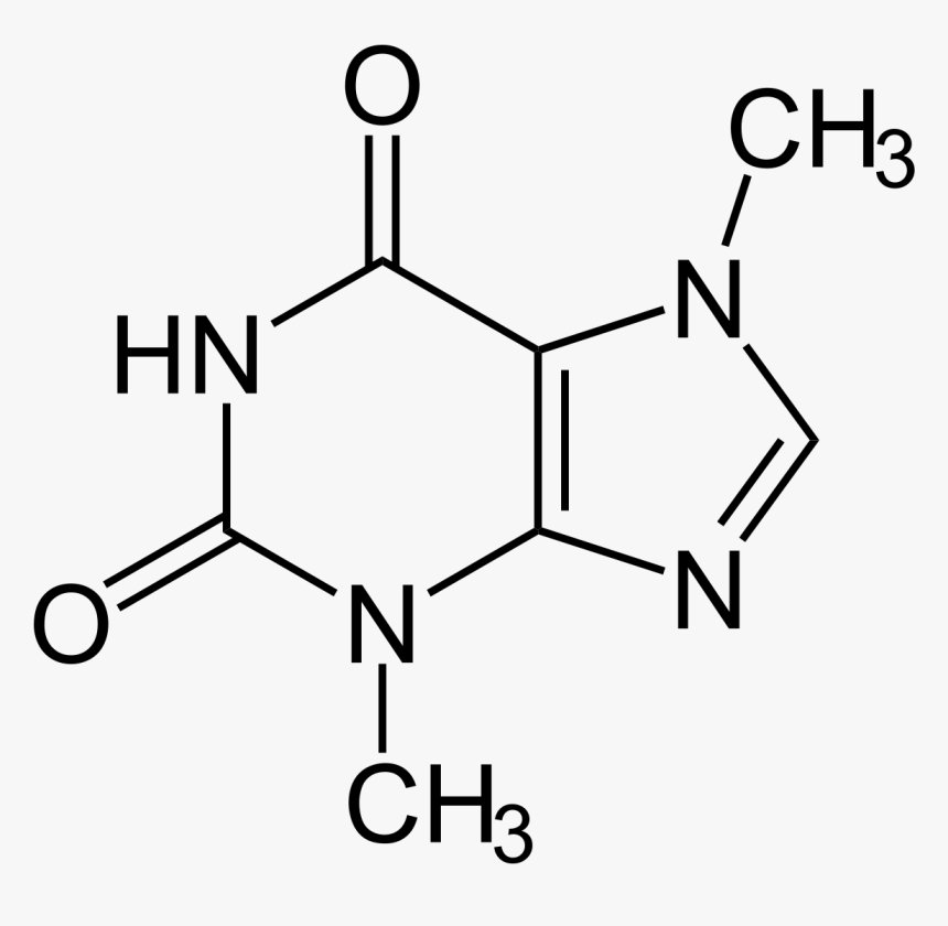 Caffeine Molecule, HD Png Download, Free Download