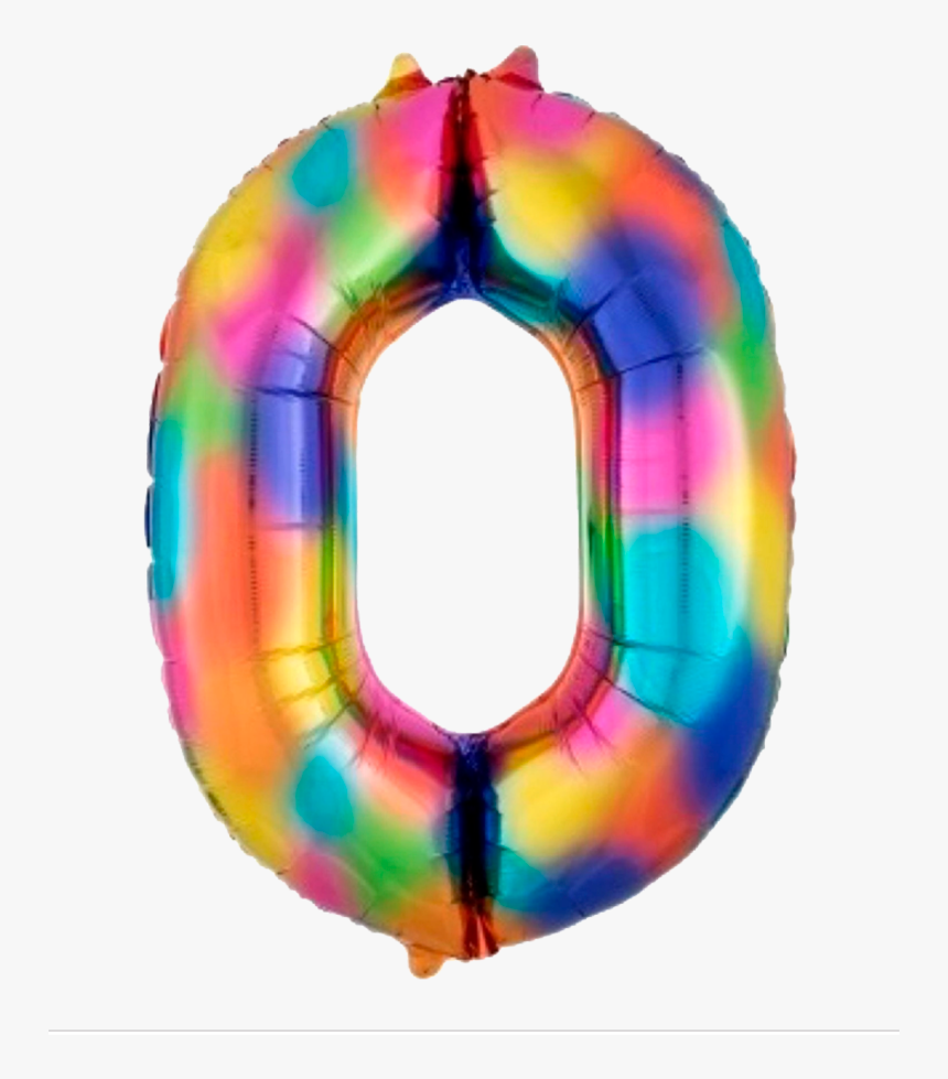 Number Foil Balloon Rainbow, HD Png Download, Free Download