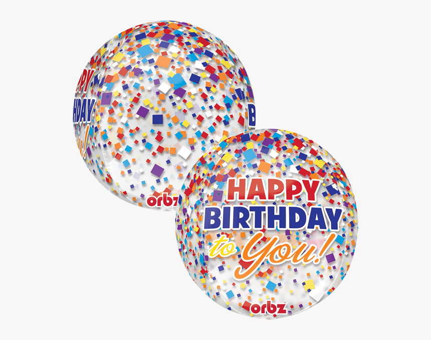 Happy Birthday Clear Balloons, HD Png Download, Free Download