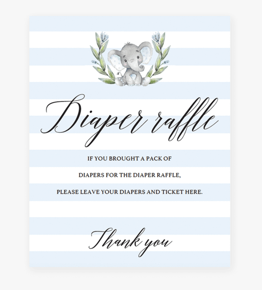 Diaper Raffle Ticket Sign Free Printable Nautical Girl, HD Png Download, Free Download