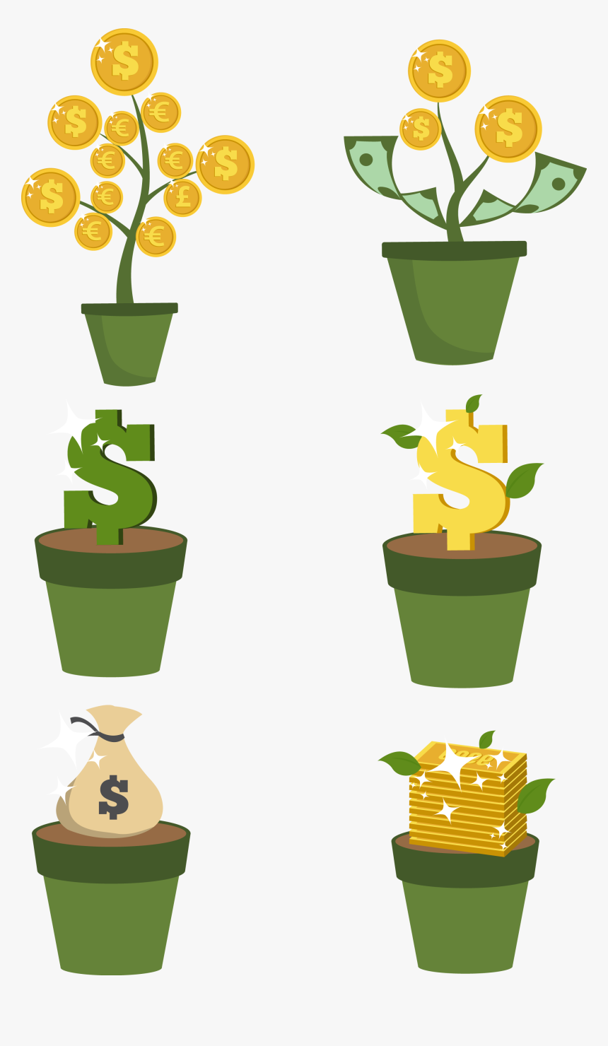 Transparent Plants Clipart - Investment Plant Icon, HD Png Download, Free Download