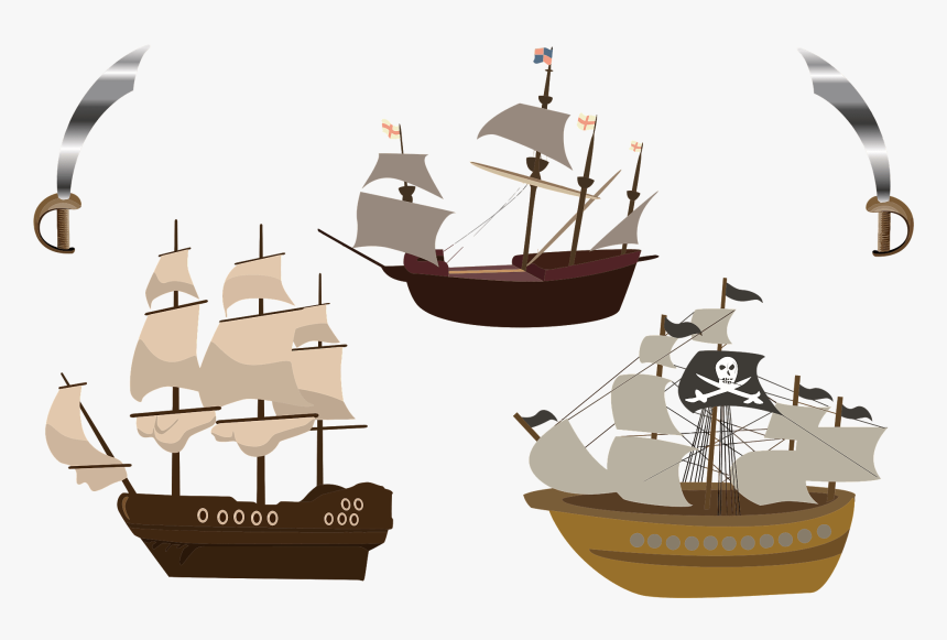 Watercraft,manila Galleon,caravel - Pirate Ship Clipart Png, Transparent Png, Free Download