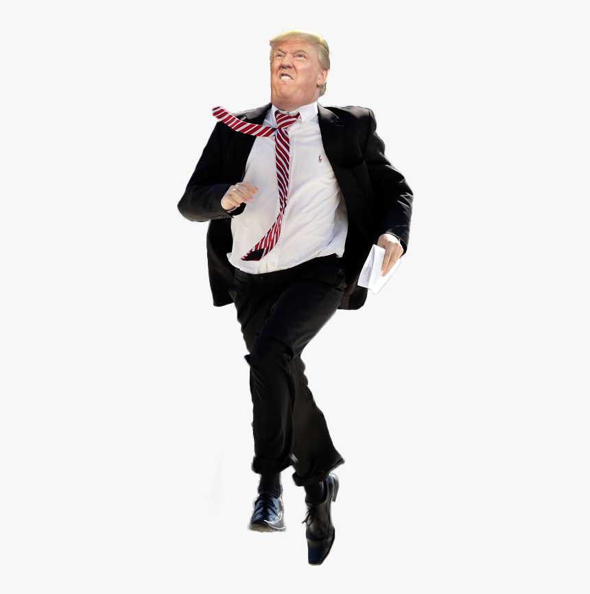 Guy In Suit Running, HD Png Download, Free Download