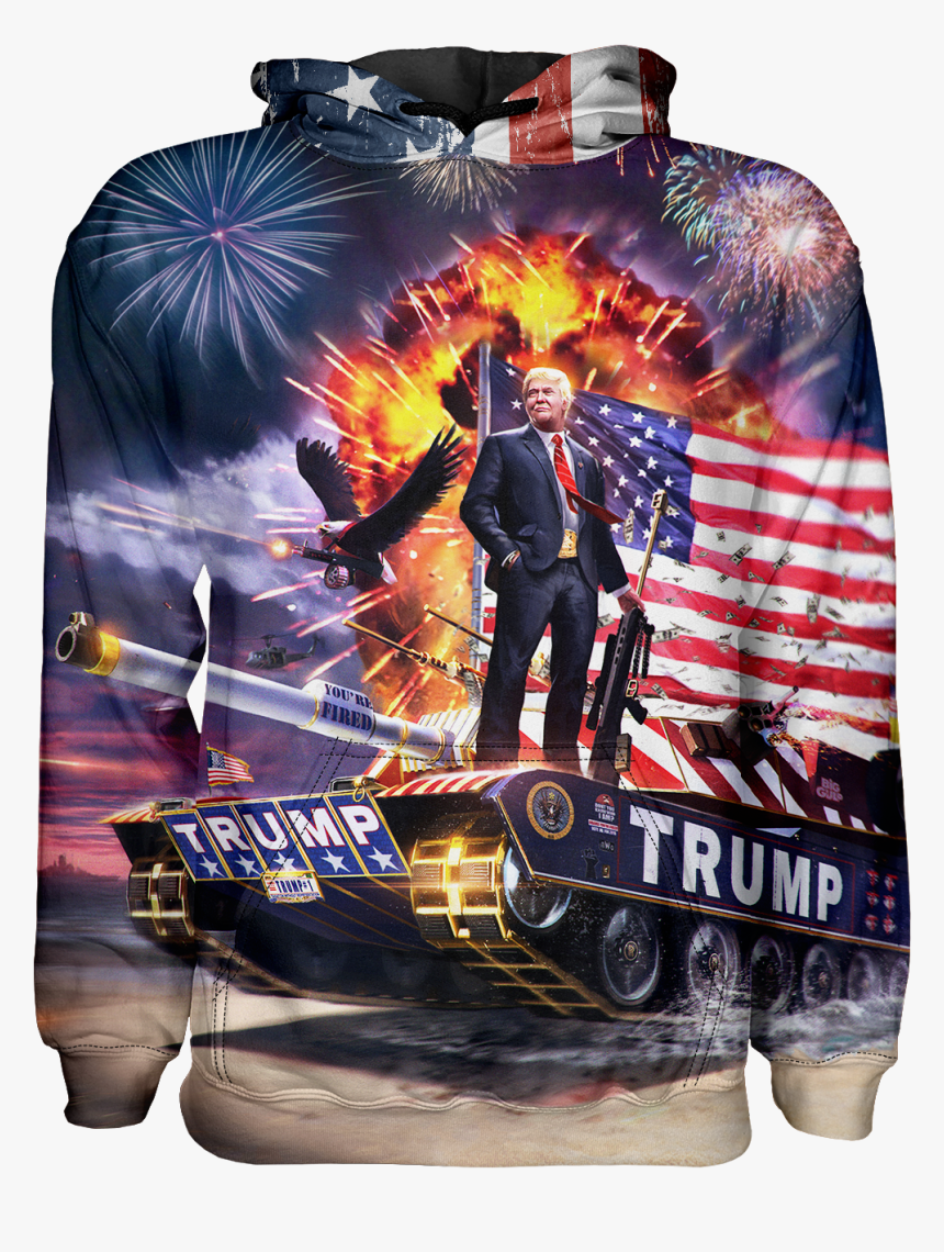 Trump On A Tank Shirt, HD Png Download, Free Download