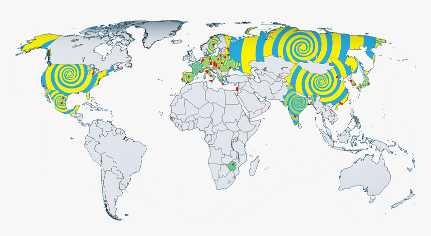 Map Of Canadian Peacekeeping Missions, HD Png Download, Free Download