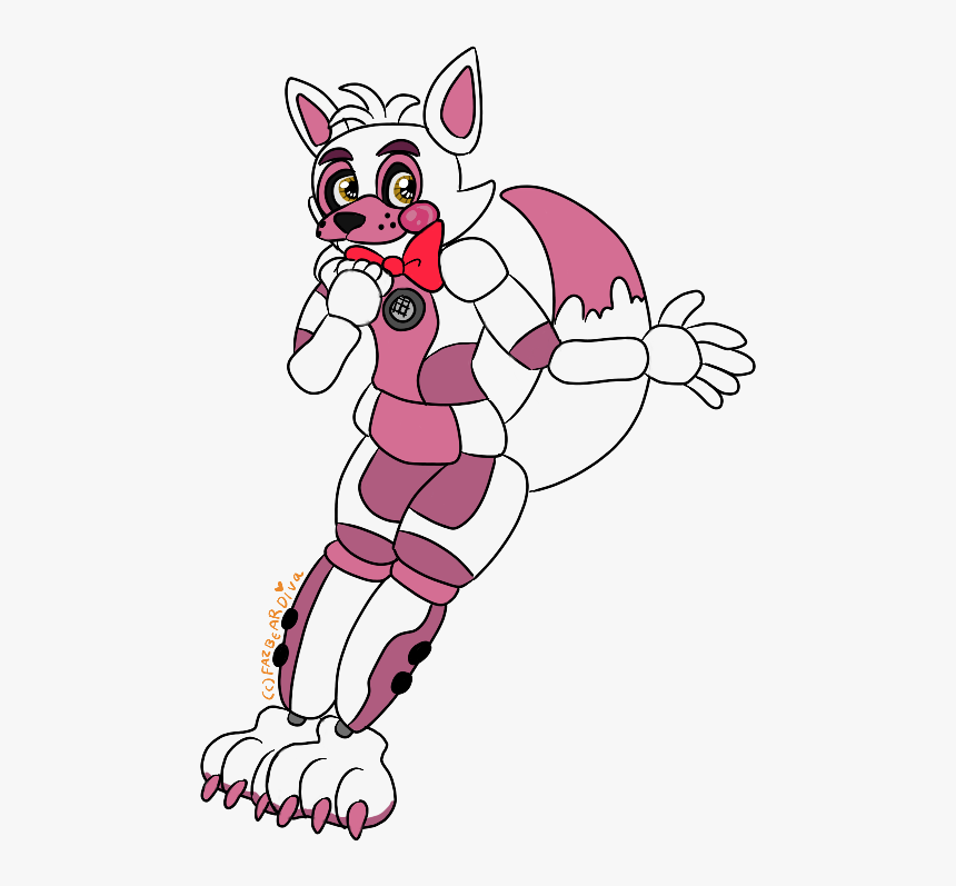 Have Fun Fnaf Funtime Foxy By Fazbeardiva - Fnaf Sl Funtime Foxy Base, HD Png Download, Free Download