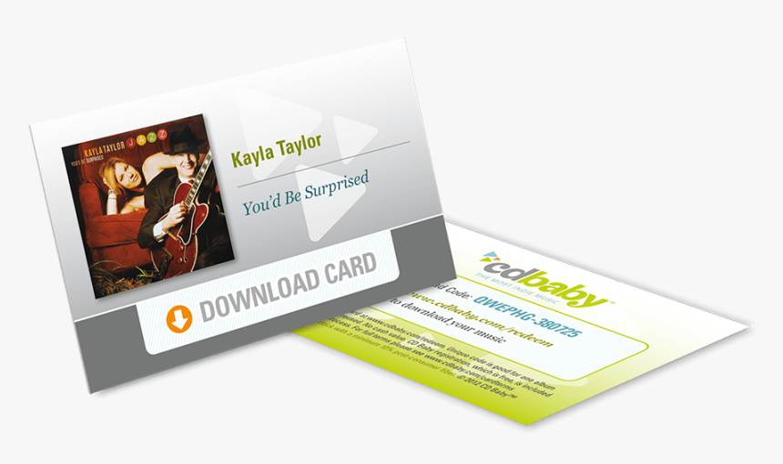 Cd Baby Logo Png - Digital Download Music Card, Transparent Png, Free Download