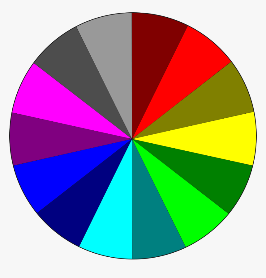 Transparent Quarter Clipart - Pie Chart 14 Slices, HD Png Download, Free Download