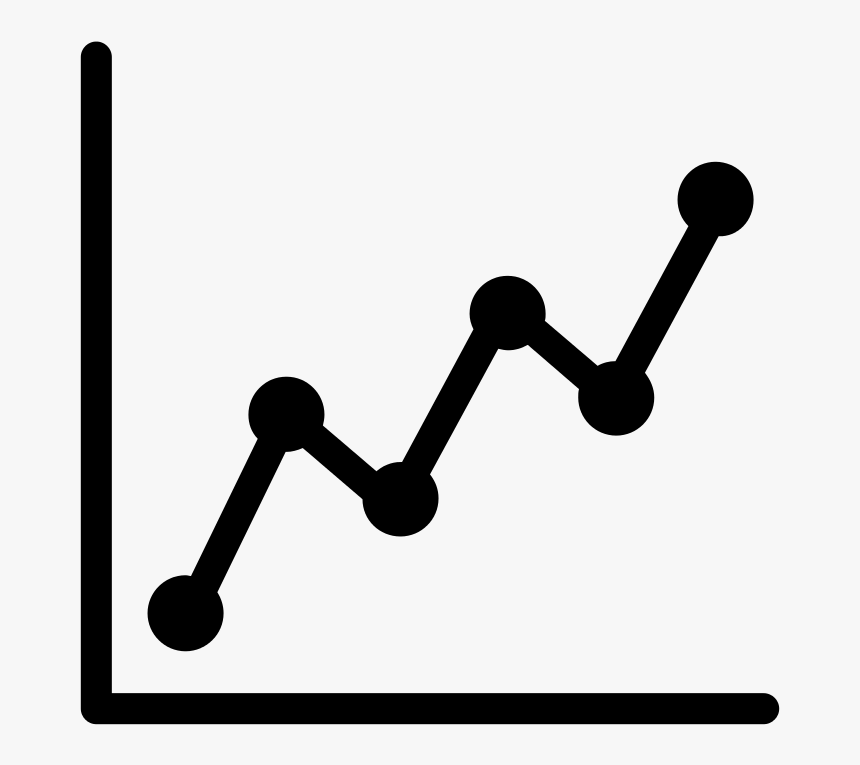 Line Chart Icon Noun 70892 Cc - Line Chart Icon Transparent, HD Png Download, Free Download