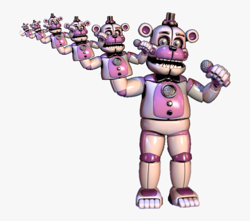 Funtime Freddy Except He Has A Smaller Version Of Himself - Funtime Freddy No Bonbon, HD Png Download, Free Download