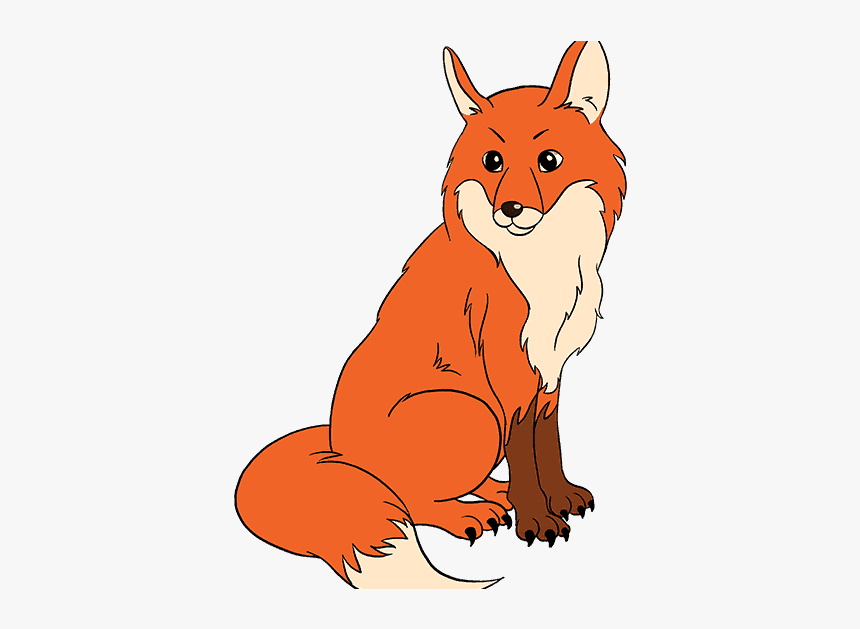 Draw A Fox In A Few Steps, HD Png Download, Free Download