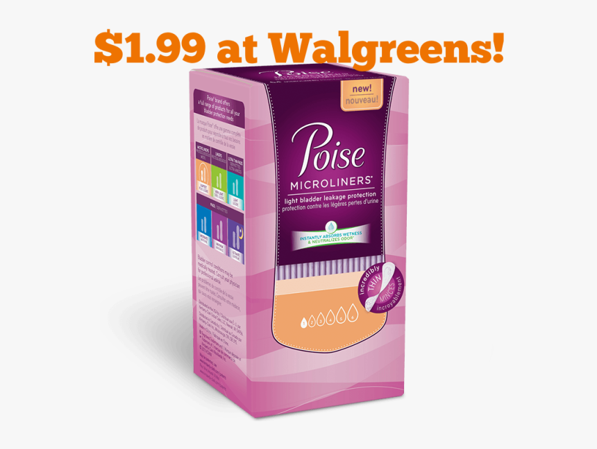 Poise Liners Wags Deal - Carton, HD Png Download, Free Download