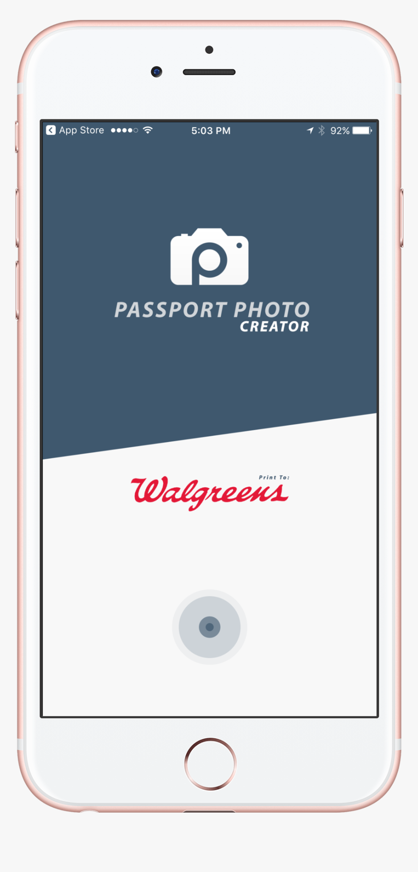 Passport Photo Creator App - Iphone, HD Png Download, Free Download