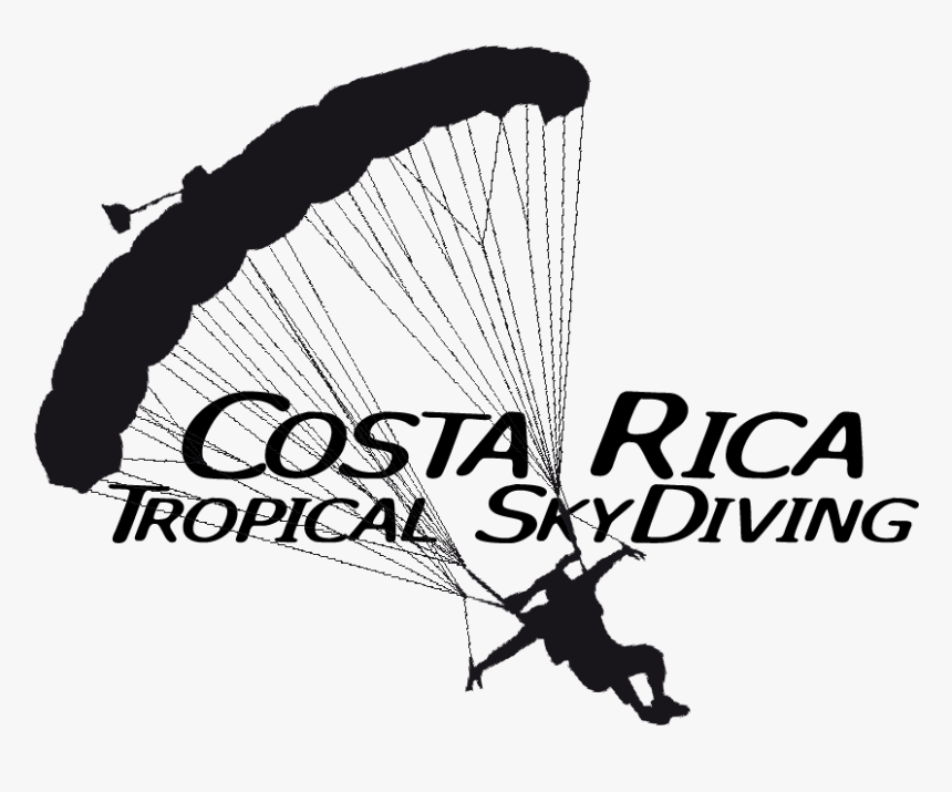 Parachute Clipart Tandem Skydive - Skydive Costa Rica, HD Png Download, Free Download