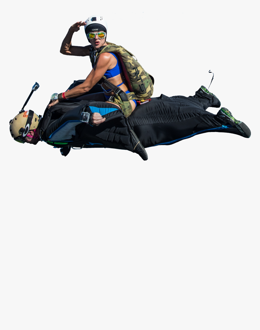 Skydiving Wingsuit Rodeo - Wingsuit Png, Transparent Png, Free Download