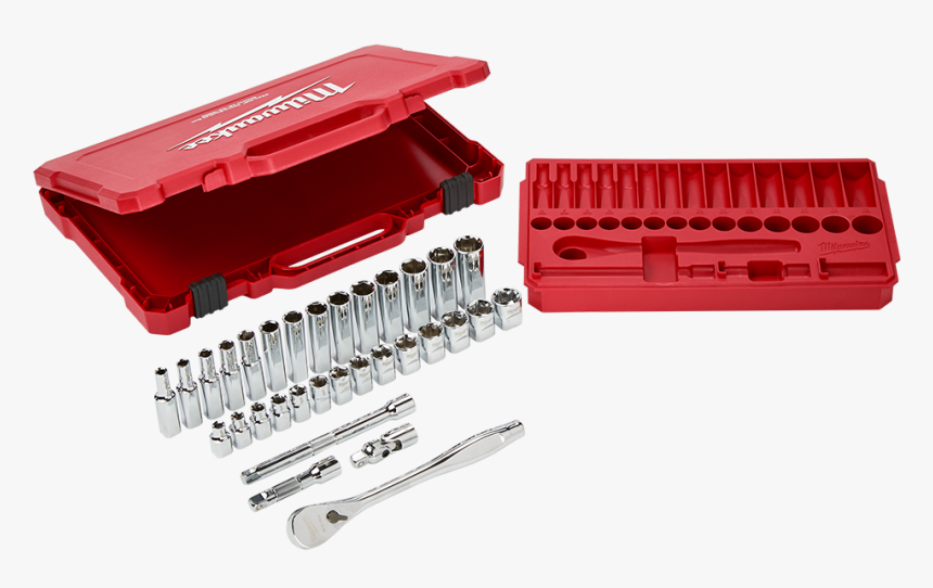 3/8 - Milwaukee Socket Set, HD Png Download, Free Download