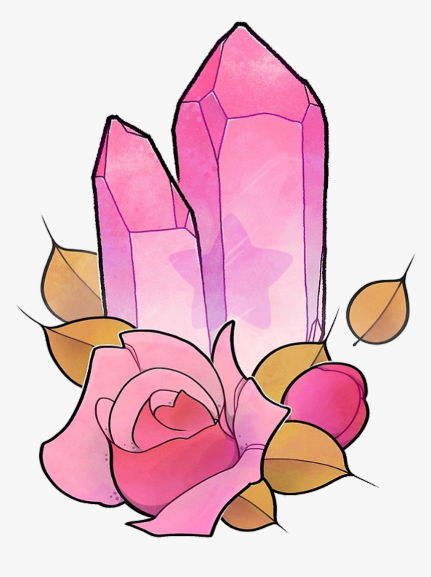 Rose Quartz Crystal - Rose Quartz Steven Universe Tattoo, HD Png Download, Free Download